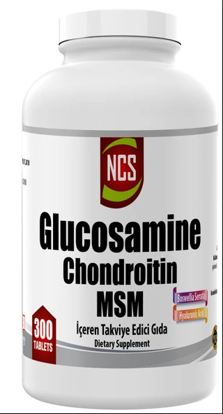 Glucosamine Chondroitin Msm 300 Tablet Boswellia Glukozamin ürün görseli 1