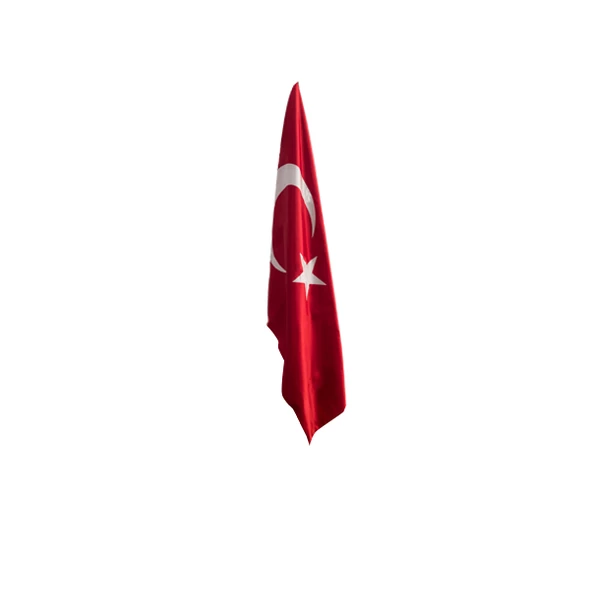 Türk Saten Makam Bayrağı (Telasız Simsiz) ürün görseli 1