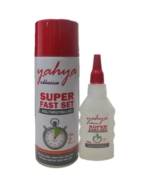Yahya Çift Komponentli Hızlı Ahşap MDF Plastik Çok Amaçlı Yapıştırıcı Seti – 400 ml/100gr Büyük Boy ürün görseli 1