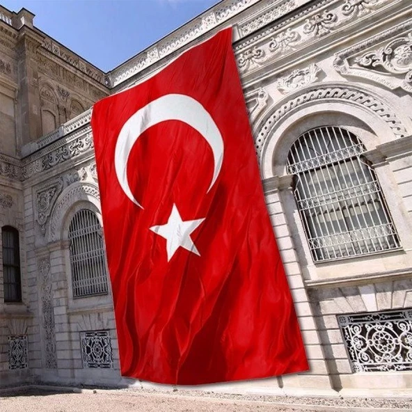 Türk bayrağı 400x600 cm Alpaka Kumaş ürün görseli 1