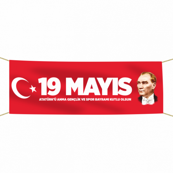 19 Mayıs Pankart -3 ürün görseli 1