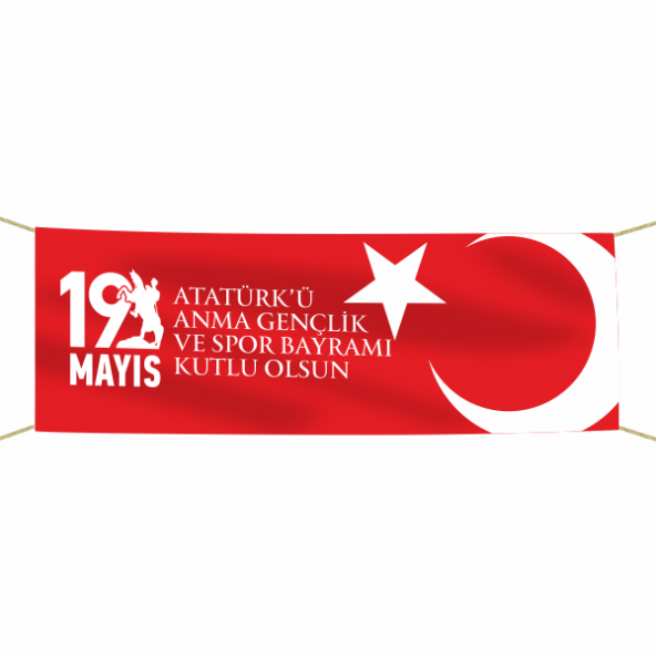 19 Mayıs Pankart - 1 ürün görseli 1