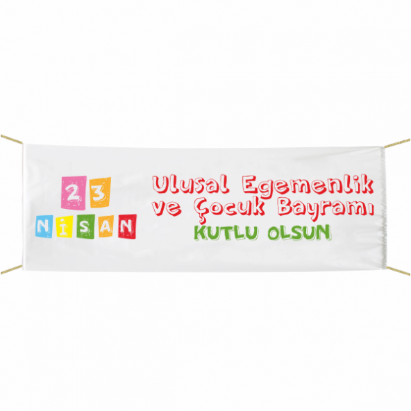 23 Nisan Bayramı Afiş- Pankart 75x300 cm ürün görseli 1