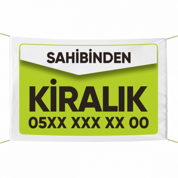 SAHİBİNDEN KİRALIK Afiş -Pankart 100x150 cm ürün görseli 1