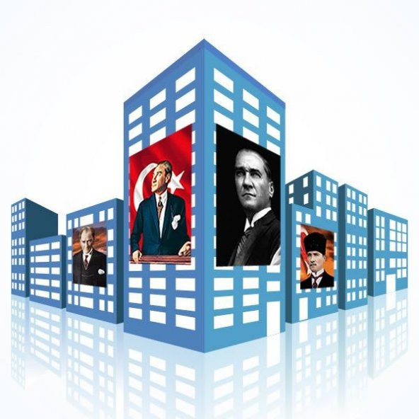 Atatürk Posteri - 3-100*150 cm - Resim 2