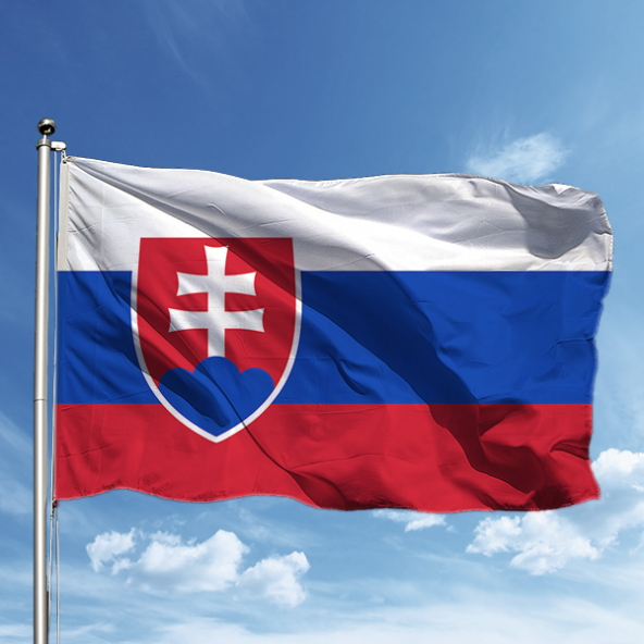 Slovakya Bayrağı 50*75 cm ürün görseli 1