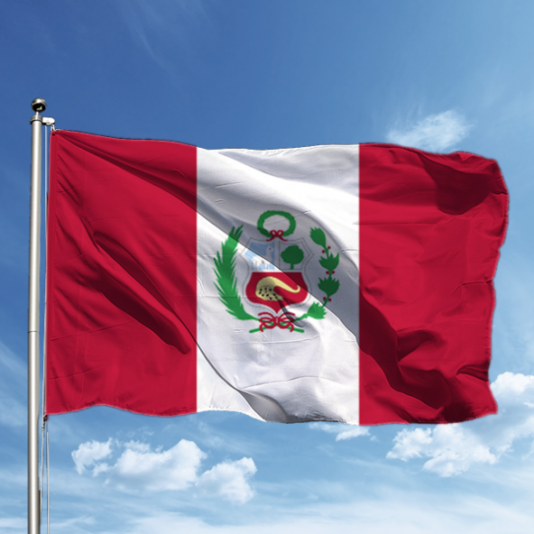 Peru Bayrağı 150*225 cm ürün görseli 1