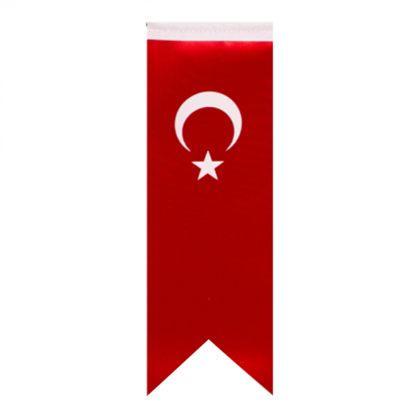Kırlangıç Türk Masa Bayrağı (Direksiz) 8,5x25 cm- 10 adet ürün görseli 1