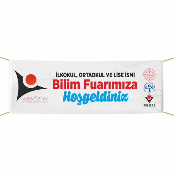 Bilim Fuarı Pankart -1 ürün görseli 1