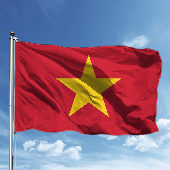 Vietnam Bayrağı 100*150 cm ürün görseli 1