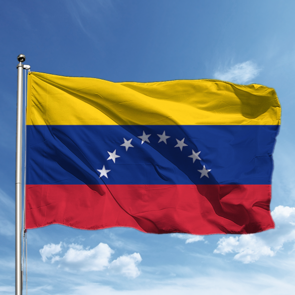 Venezuela Bayrağı 100*150 cm ürün görseli 1