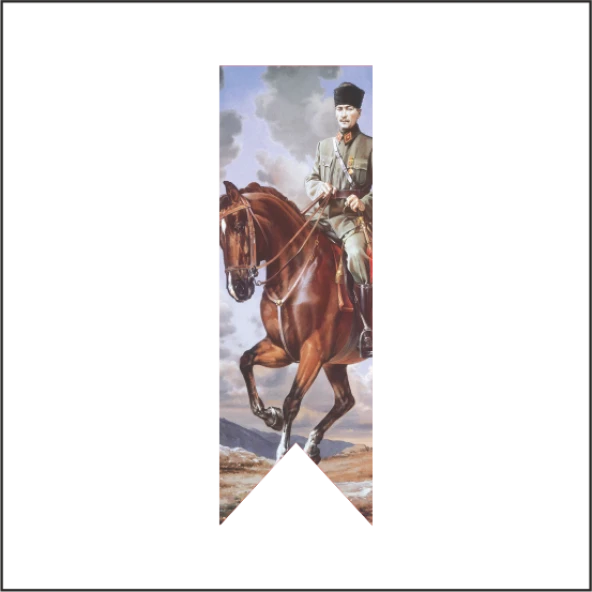 Atatürk Posteri Kırlangıç-4-  50*150 cm ürün görseli 1