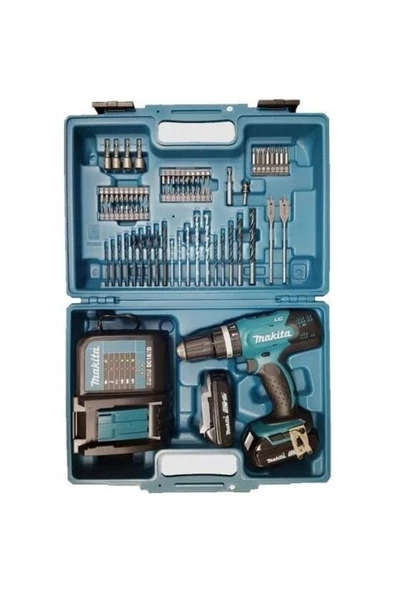 Makita Ddf453Syx1 Akülü Matkap Uç Setli ürün görseli 1