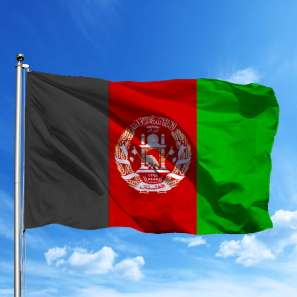 Afganistan Ülke Bayrağı 50*75 ürün görseli 1