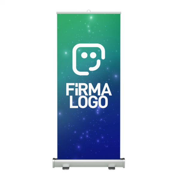 Özel Logolu Roll up Banner 85x200 cm Baskılı ürün görseli 1