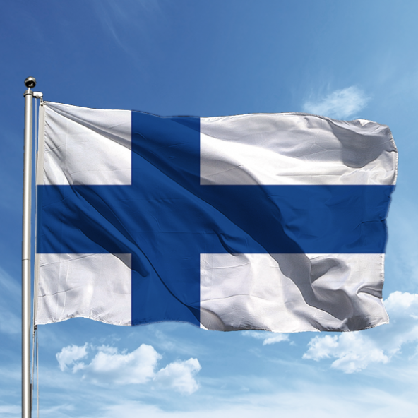 Finlandiya Bayrağı 150*225 ürün görseli 1