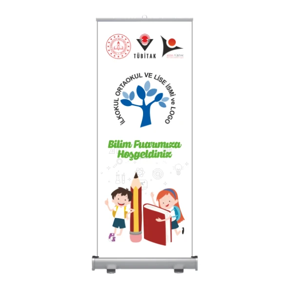 Bilim Fuarı Roll up Banner-8 ürün görseli 1