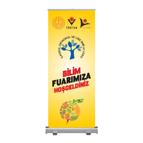 Bilim Fuarı Roll up Banner-5 ürün görseli 1