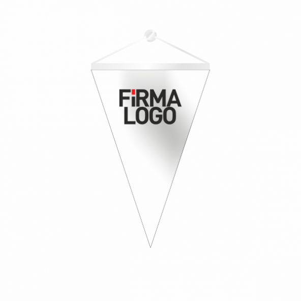 Üçgen Özel Logolu Flama 25x35 cm ürün görseli 1