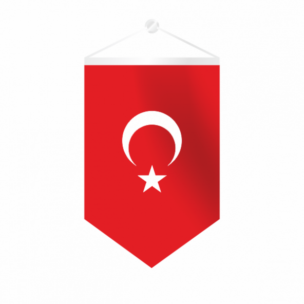 Beşgen Ay Yıldız Flama 25x35 cm ürün görseli 1