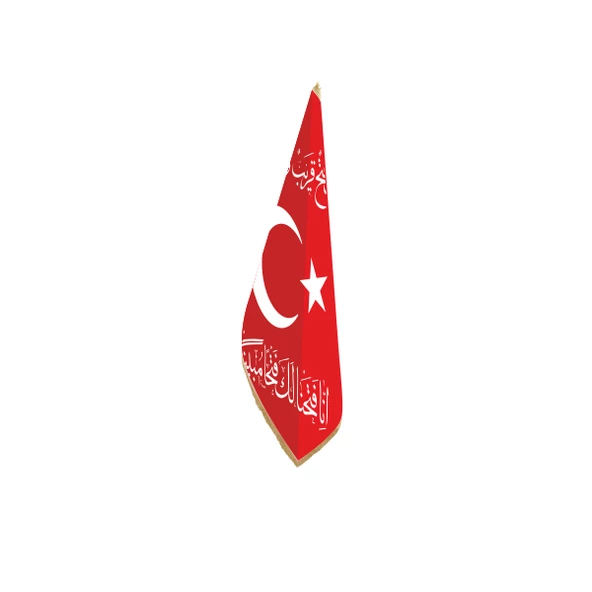 Fetih Makam Bayrağı (Telalı-Simli-Direksiz) 100x150 cm ürün görseli 1