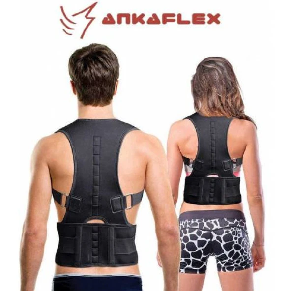 Ankaflex Dik Duruş Kamburluk Önleyici Sırt Bel Korsesi Manyetik D ürün görseli 1