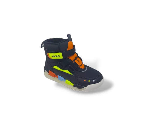 Vicco Lesi Unisex Çocuk Siyah Bot - Resim 2
