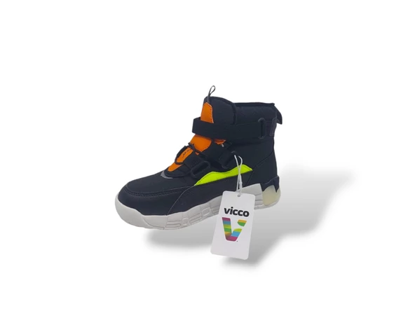 Vicco Lesi Unisex Çocuk Siyah Bot - Resim 6