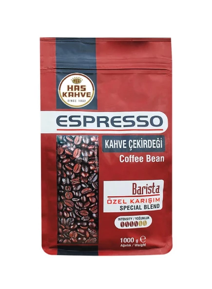 Has Kahve Espresso kahve çekirdeği Barista 1000g ürün görseli 1