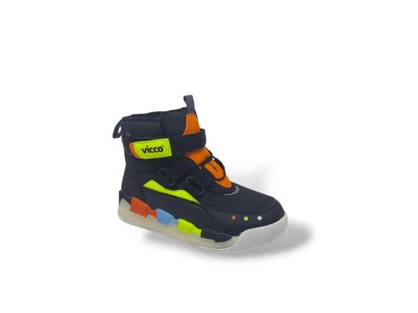 Vicco Lesi Unisex Çocuk Siyah Bot - Resim 4