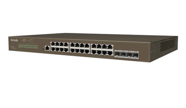 Tenda TEG5328F 24GE Port, 4xSFP L3 Yönetilebilir Switch ürün görseli 1