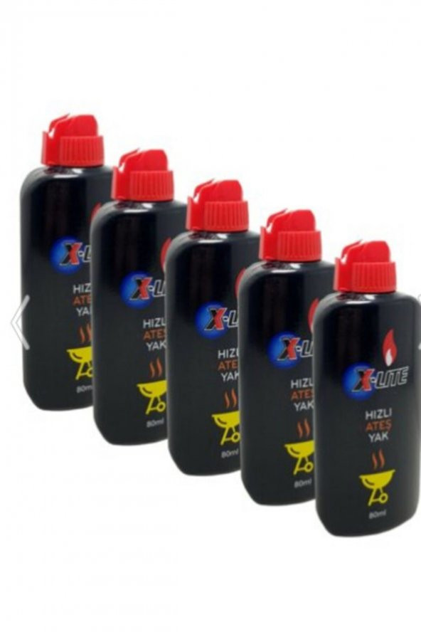5 Adet Hızlı Mangal Ateş Yak 80 ml ürün görseli 1