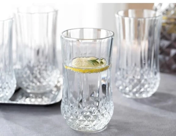 English Home Rich Cam 4'lü Meşrubat Bardağı 350 ml Şeffaf ürün görseli 1