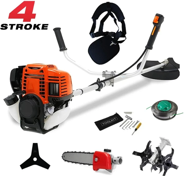 Gardenpro TK40FA 4 Zamanlı Tırpan-Testere+Çapalama Aparatı ürün görseli 1