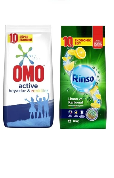 OMO MATİK 10 KG & RİNSO MATİK 10 KG ürün görseli 1