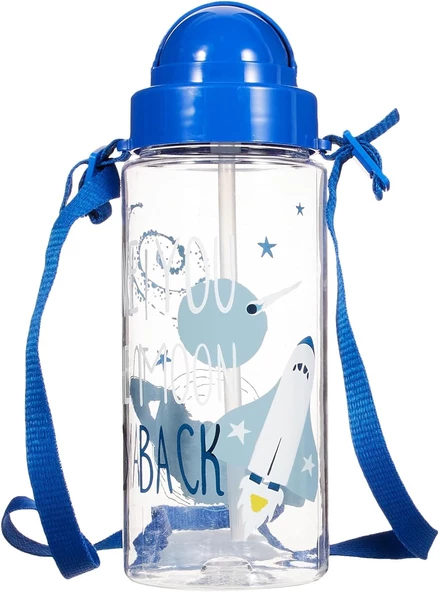 English Home Space Tritan Askılı Çocuk Suluk 500 Ml Mavi ürün görseli 1