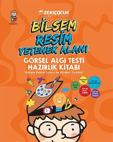 Bilsem Resim Yetenek Alanı Görsel Algı Testi Hazırlık Kitabı Zeki Çocuk ürün görseli 1