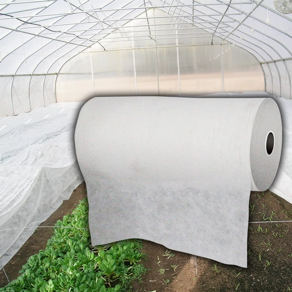 2x500 METRE 17 GRAM AGRİL ISI DON ÖRTÜSÜ, ZİRAİ DON KIRAĞI ÖRTÜ KARPUZ ÇİLEK BİTKİ KORUMA ÖRTÜSÜ, SERA ÖRTÜSÜ ELYAF ürün görseli 1