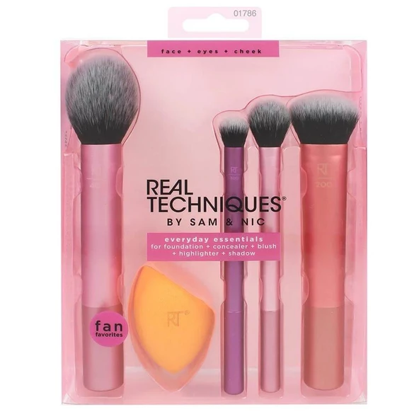 Real Techniques Everyday Essentials Makyaj Fırça Seti ürün görseli 1