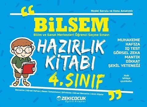4. Sınıf Bilsem Hazırlık Kitabı Zeki Çocuk Yayınları ürün görseli 1