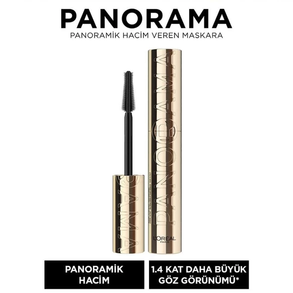 Loreal Paris Panorama Hacim Veren Maskara Siyah ürün görseli 1