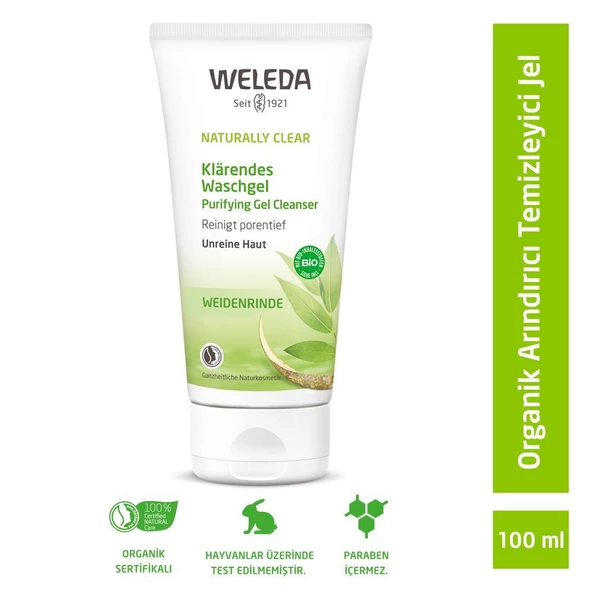 Weleda Naturally Clear Organik Arındırıcı Temizleyici Jel 100ml ürün görseli 1