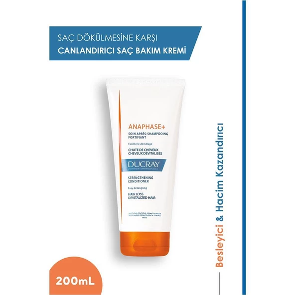 Ducray Anaphase Besleyici Saç Bakım Kremi 200 ml ürün görseli 1