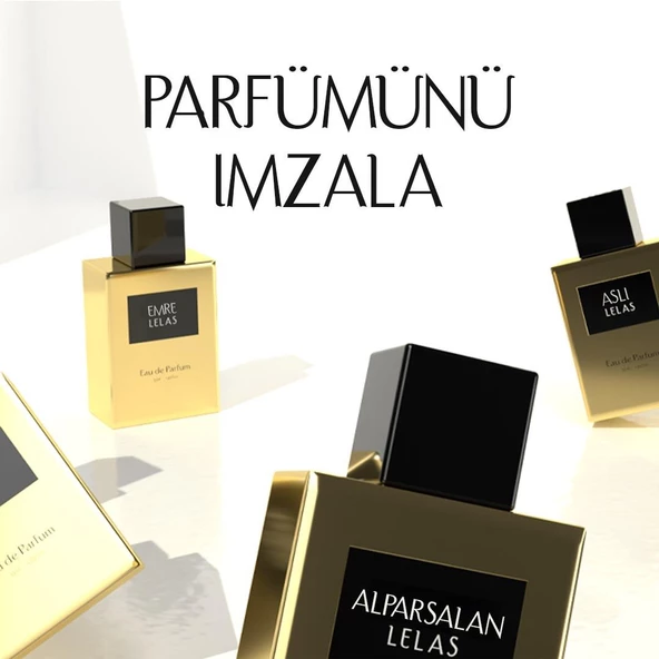 LELAS Kişiye Özel Yazı Yazılan Hediye Parfüm EDP 55 ML – Anneler Günü Hediyesi ürün görseli 1