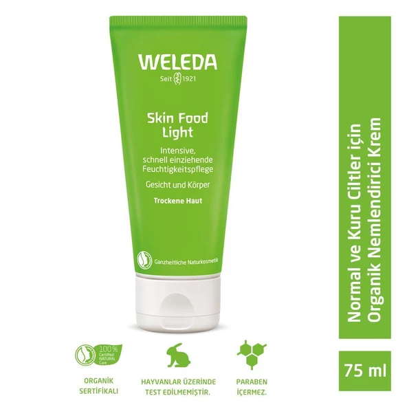 Weleda Skin Food Light Normal ve Kuru Ciltler İçin Nemlendirici ve Besleyici Organik Bakım Kremi 75ml ürün görseli 1