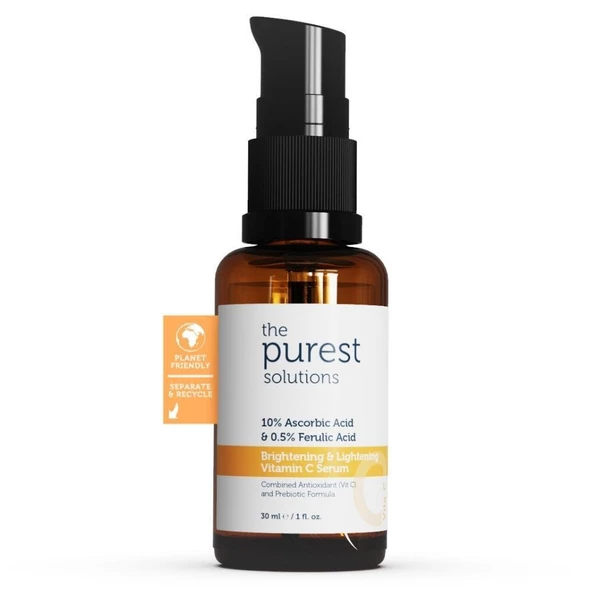 The Purest Solutions Aydınlatıcı Renk Tonu Eşitleyici & C Vitamini Serumu 30ml ürün görseli 1