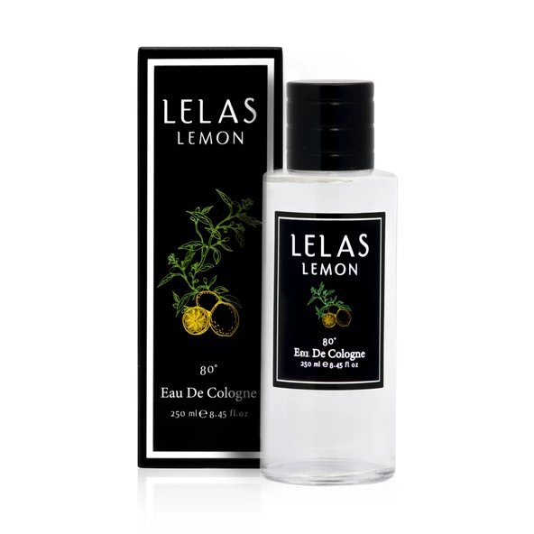 LELAS Lemon Cologne Unisex Kolonya 250 ML – Narenciye Ferahlatıcı Limon Kolonyası – 4812 ürün görseli 1