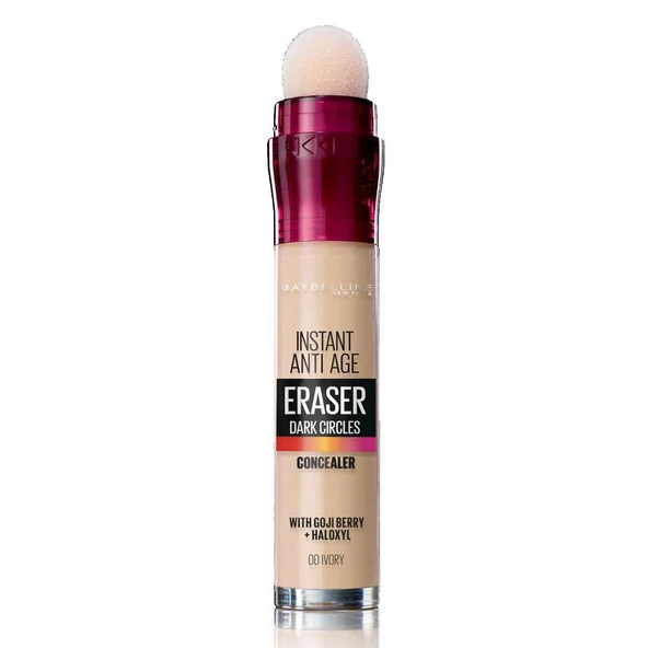 Maybelline Instant Anti Age Eraser Concealer Kapatıcı 68ml No: 00 Ivory ürün görseli 1