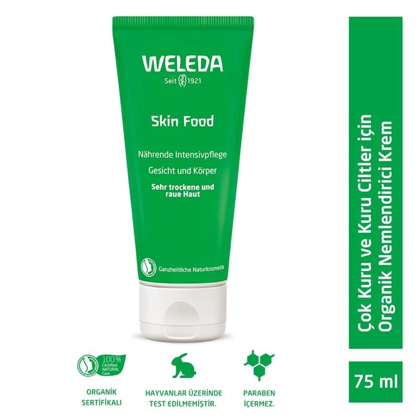 Weleda Skin Food Çok Kuru ve Kuru Ciltler İçin Nemlendirici ve Besleyici Organik Bakım Kremi 75ml ürün görseli 1