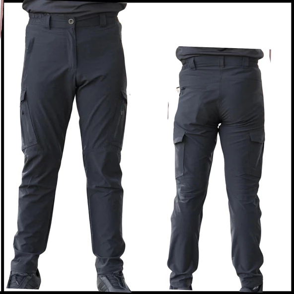 Uyguna-Yakala Siyah Erkek Pantolon-NT.561 ürün görseli 1